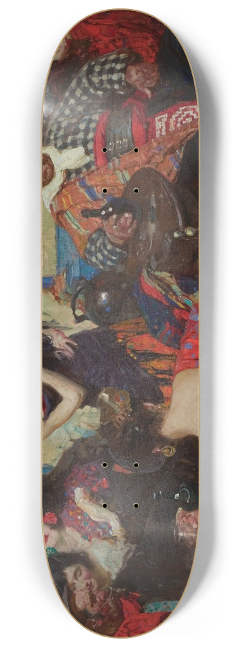 Dean Cornwell - Spanish Tavern 8.25 inch art skate deck