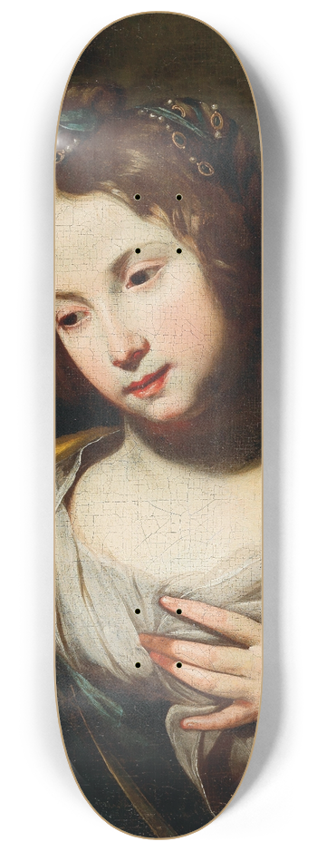 Diana de Rosa - Saint Agatha 8.25 inch art skate deck