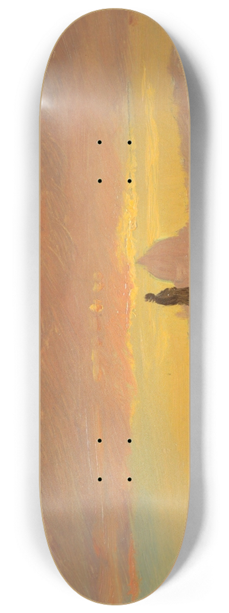 Frederic Edwin Church - St. Peters, Rome 8.25 inch art skate deck