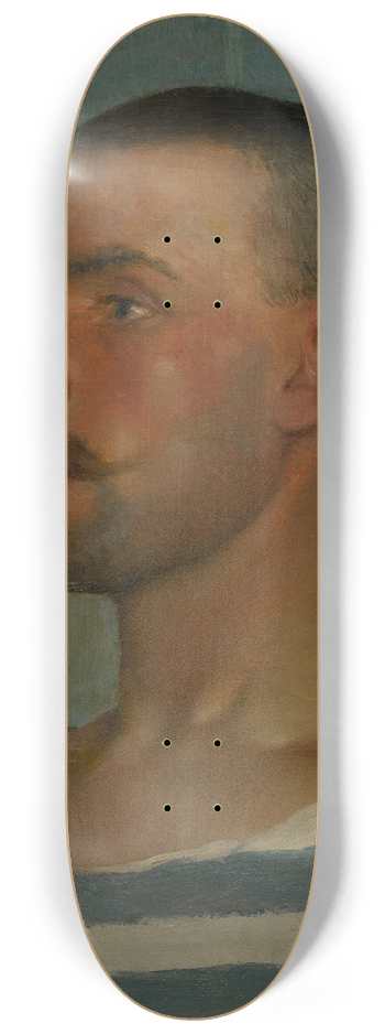 Dominik Skuteck - Head Study of a Gondolier 8.25 inch art skate deck