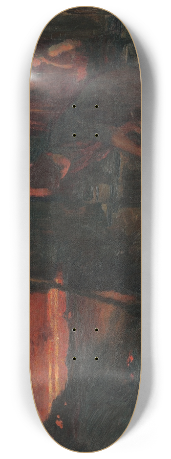 Dominik Skuteck - Scene from the Smithy 8.25 inch art skate deck