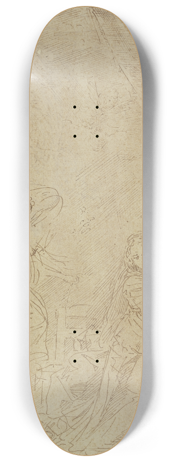 Donato Creti - The Annunciation 8.25 inch art skate deck