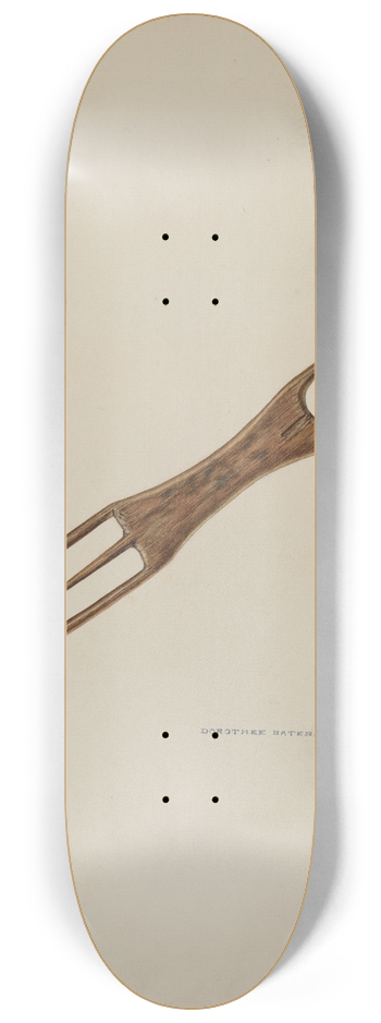Dorothea Bates - Fish Net Mender 8.25 inch art skate deck