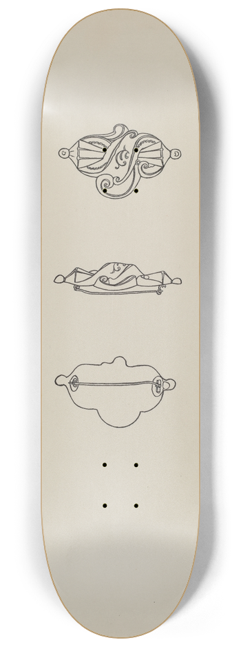 Dorothy Dwin - Brooch 8.25 inch art skate deck