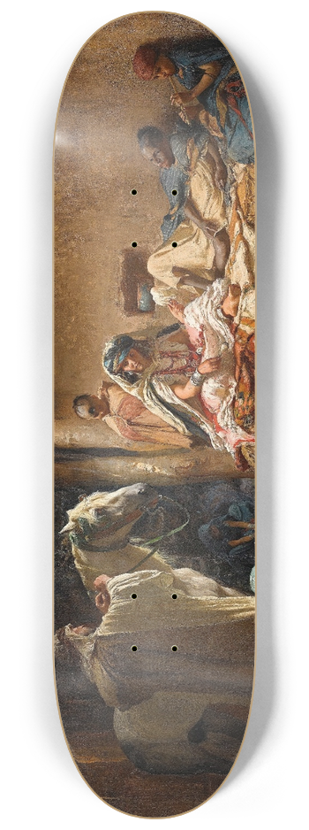 Frederick Arthur Bridgman - An Interior In Biskra 8.25 inch art skate deck