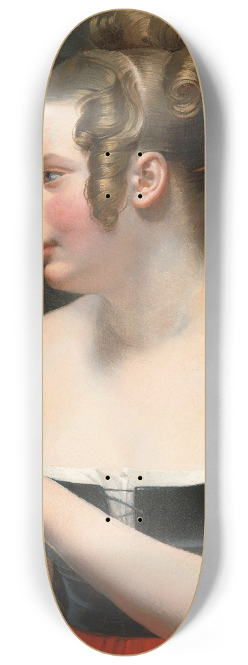douard-Louis Dubufe - Allegory Of Smell 8.25 inch art skate deck
