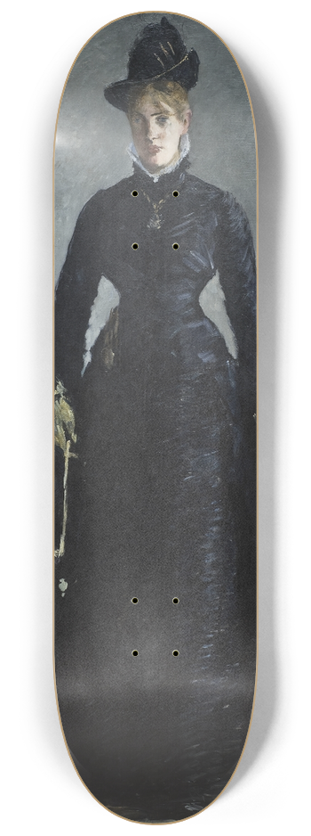 douard Manet - A Parisian Lady 8.25 inch art skate deck