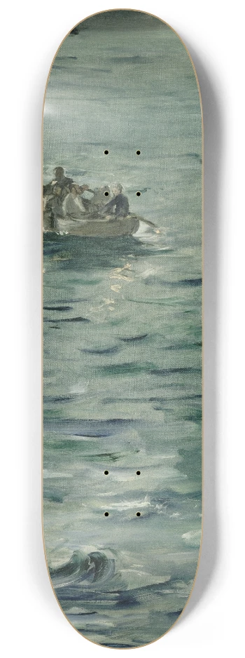 douard Manet - Rocheforts Escape 8.25 inch art skate deck