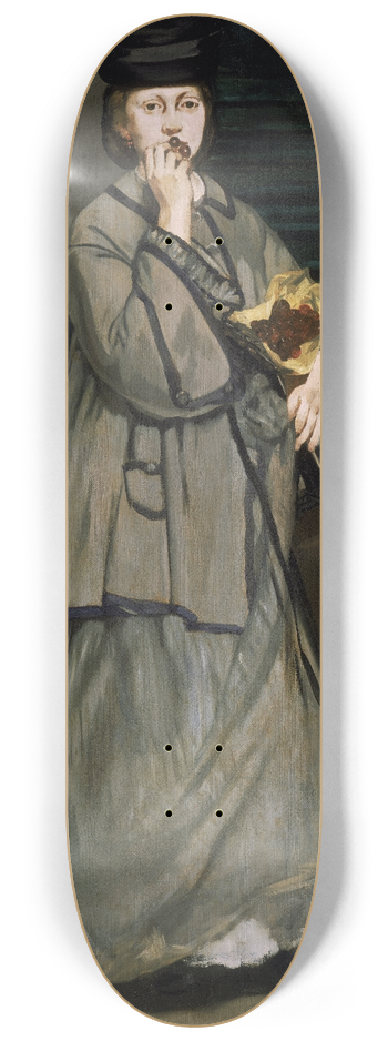 douard Manet - Street Singer 8.25 inch art skate deck