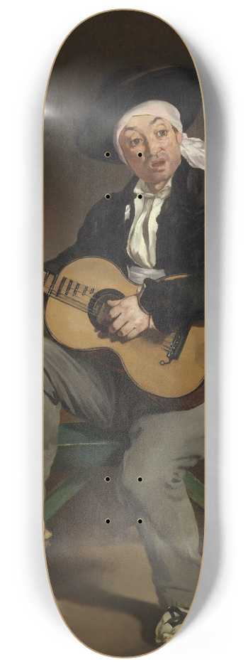 douard Manet - The Spanish Singer 8.25 inch art skate deck