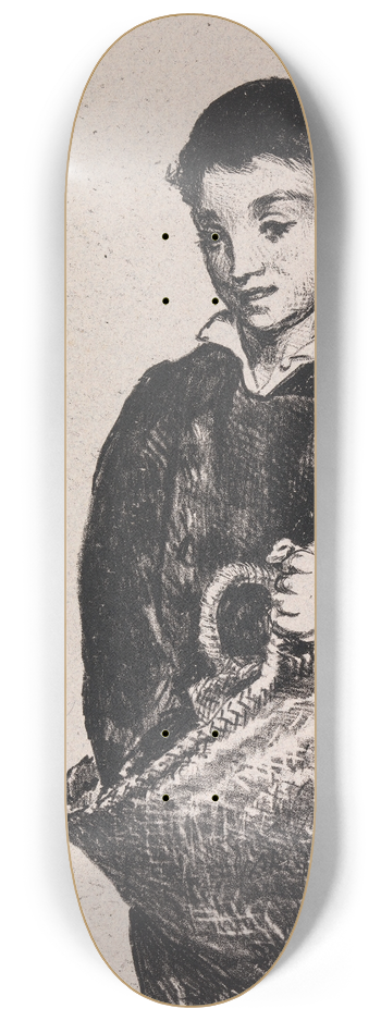 douard Manet - The Urchin 8.25 inch art skate deck