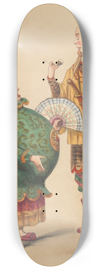 Draner - Fleur de Th 8.25 inch art skate deck