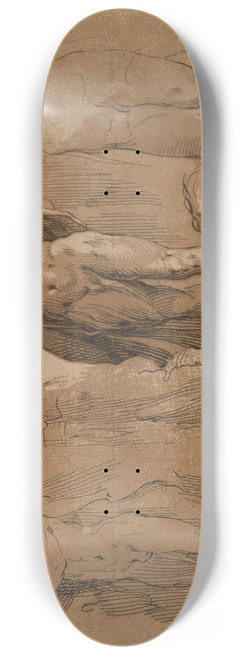 Frederick Bloemaert - Saint John the Baptist 8.25 inch art skate deck