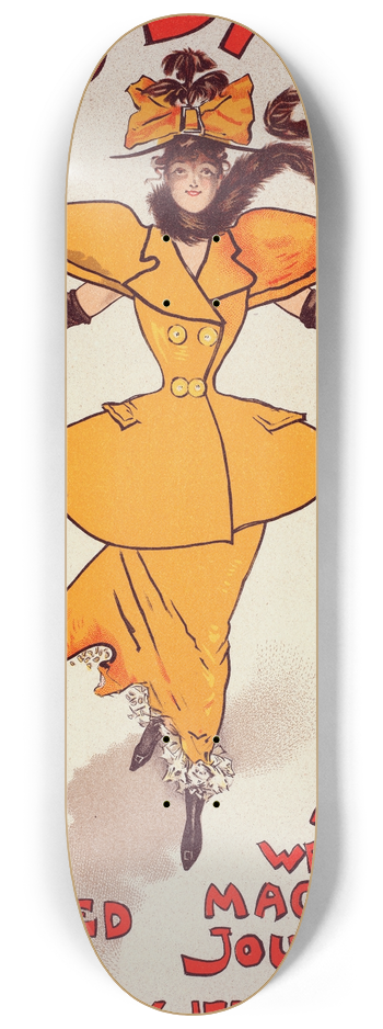 Dudley Hardy - To Day 8.25 inch art skate deck