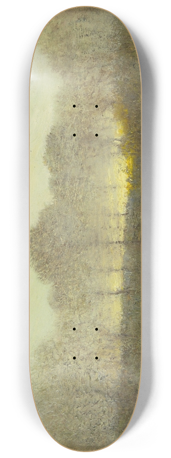 Dwight William Tryon - Evening Landscape 8.25 inch art skate deck