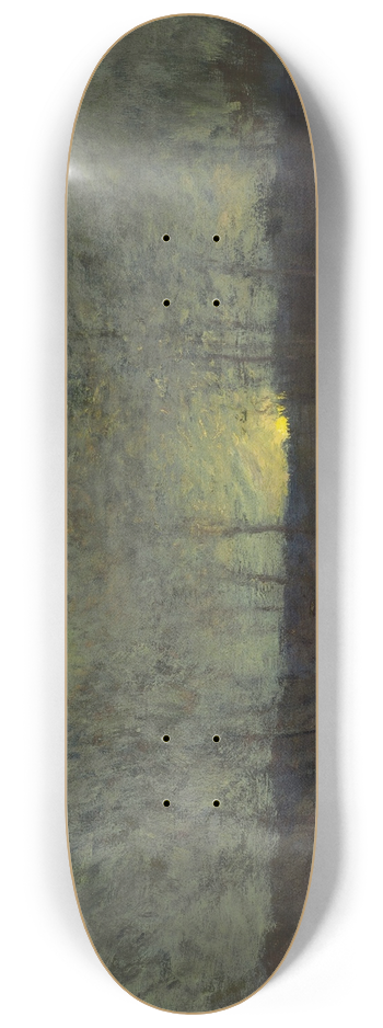 Dwight William Tryon - Moonrise 8.25 inch art skate deck