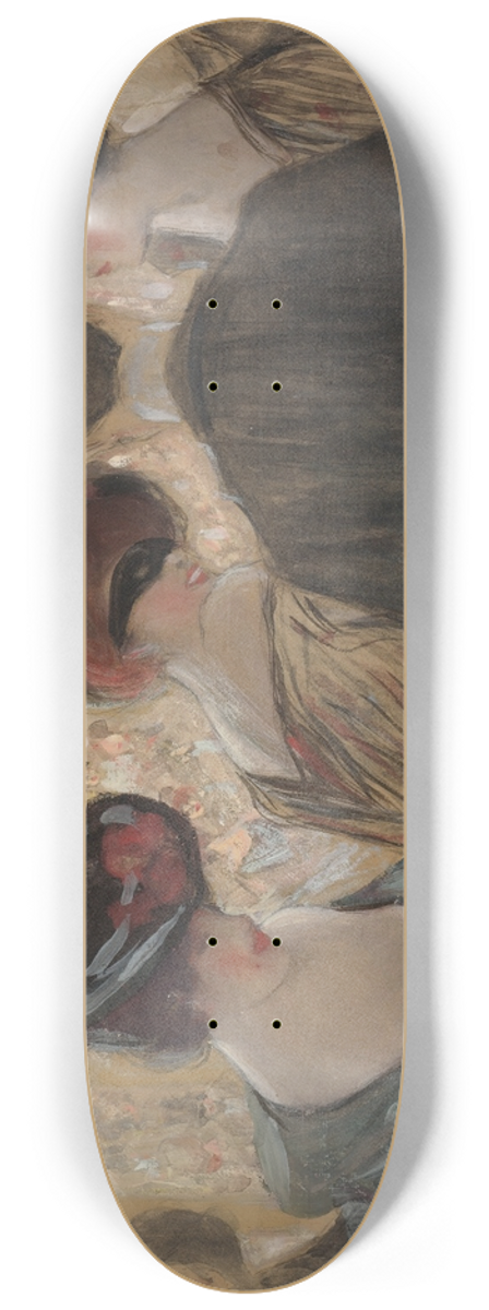 Frederick Carl Frieseke - Bal-Bullier, Paris 8.25 inch art skate deck