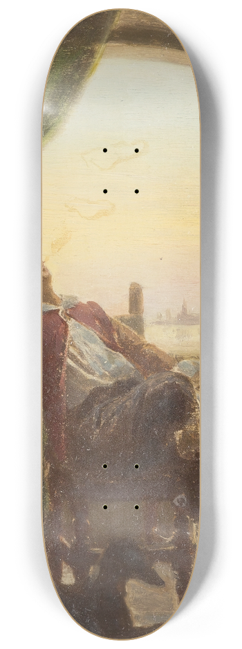 Eberhard Stammel - In the artist`s studio 8.25 inch art skate deck