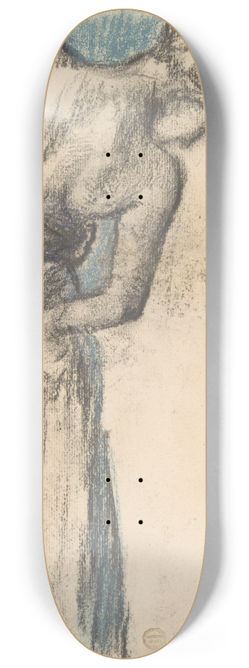Edgar Degas - Bather Drying Herself 8.25 inch art skate deck