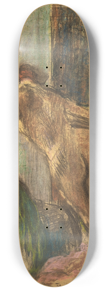 Edgar Degas - Breakfast after the Bath 8.25 inch art skate deck