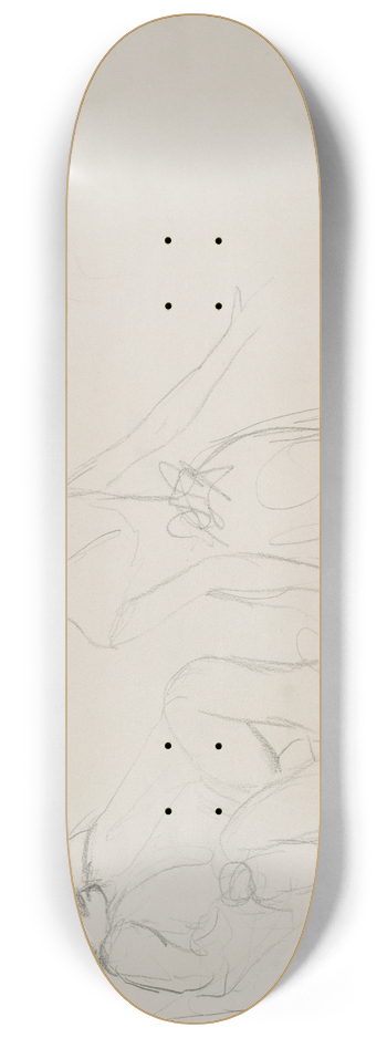 Edgar Degas - Caf Concert Rehearsal 8.25 inch art skate deck