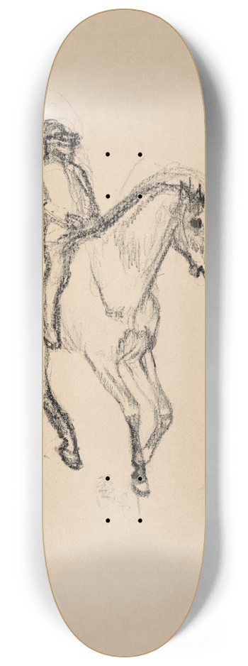 Edgar Degas - Cavalier 8.25 inch art skate deck