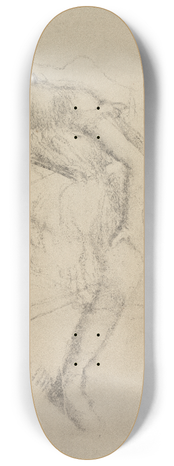 Edgar Degas - Dancer at Rest 8.25 inch art skate deck