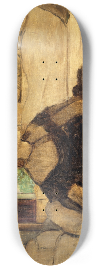 Edgar Degas - Madame Thodore Gobillard (Yves Morisot, 18381893) 8.25 inch art skate deck