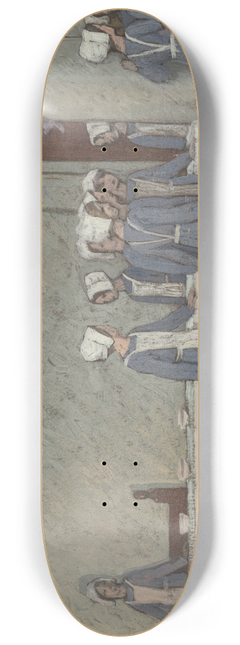 Frederick Cayley Robinson - Sketch for The Orphans 8.25 inch art skate deck