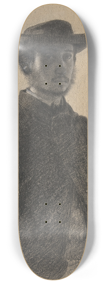 Edgar Degas - Self-Portrait 8.25 inch art skate deck