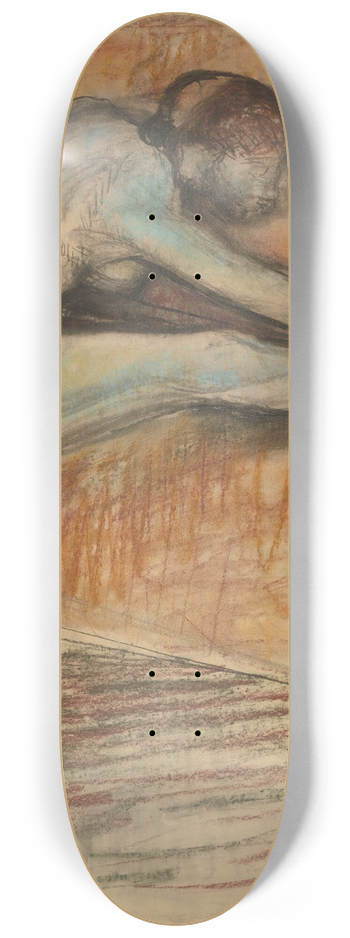 Edgar Degas - tude De Nu Pour Une Danseuse  La Barre 8.25 inch art skate deck