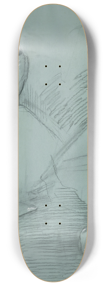 Edgar Degas - Two Dancers 8.25 inch art skate deck