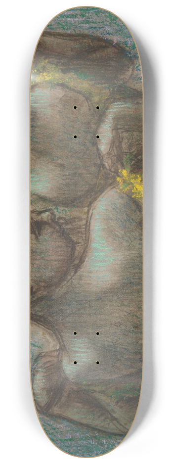 Edgar Degas - Two Dancers, Half-length 8.25 inch art skate deck