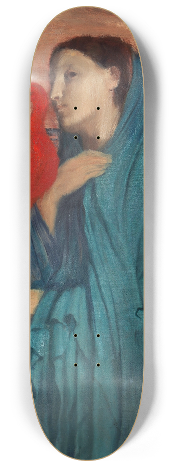 Edgar Degas - Young Woman with Ibis 8.25 inch art skate deck