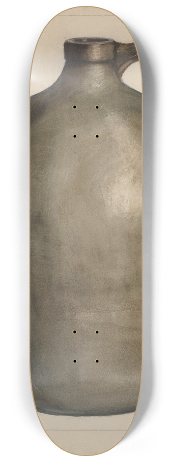 Edgar L. Pearce - Stoneware Jug 8.25 inch art skate deck