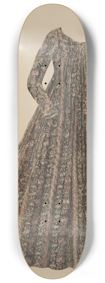 Edith Magnette - Ball Dress 8.25 inch art skate deck