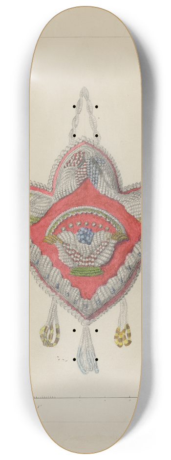 Edith Magnette - Pin Cushion 8.25 inch art skate deck