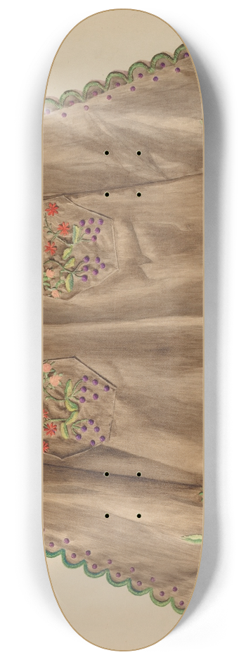 Edith Magnette - Sewing Apron 8.25 inch art skate deck