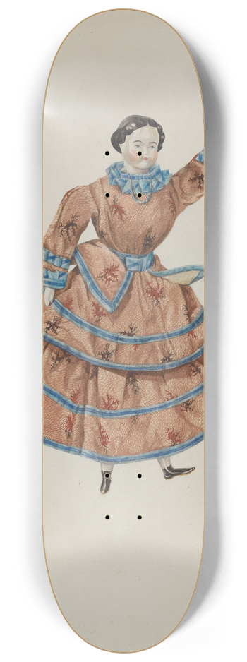 Edith Towner - Doll  Abbie 8.25 inch art skate deck