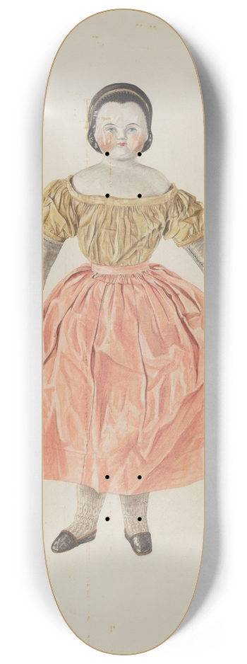 Edith Towner - Doll  Annie Sampson 8.25 inch art skate deck