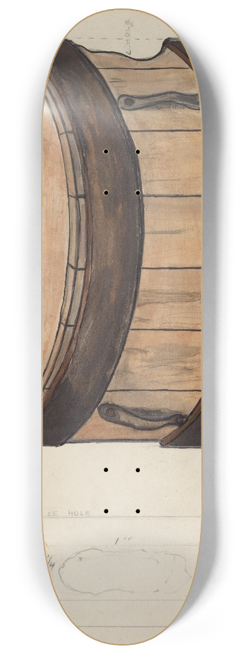 Edna C. Rex - Canteen 8.25 inch art skate deck