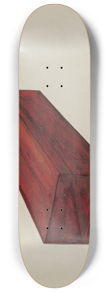 Edna C. Rex - Lap Desk 8.25 inch art skate deck