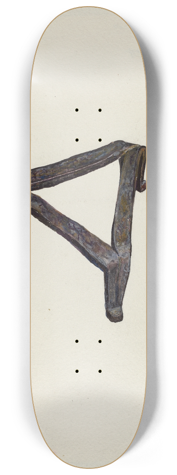 Edna C. Rex - Trivet 8.25 inch art skate deck