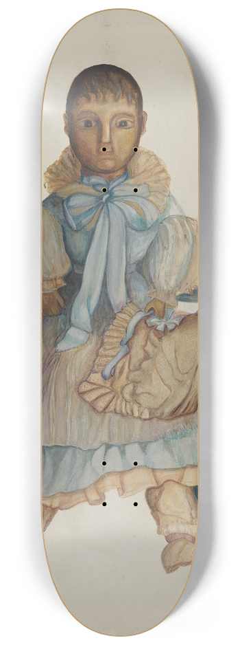 Edna C. Rex - Wax Doll 8.25 inch art skate deck