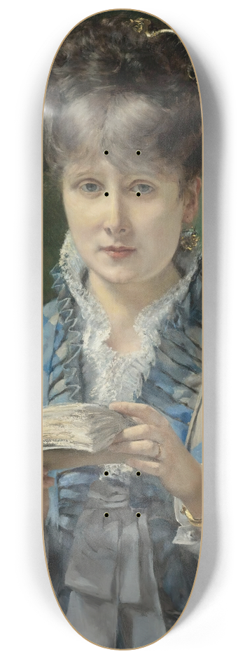 Eduardo Leon Garrido - The Reader 8.25 inch art skate deck