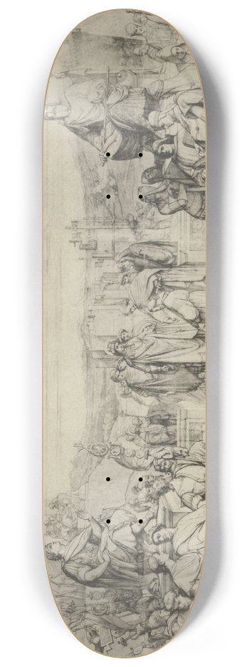 Eduard von Steinle - Die rmische Periode 8.25 inch art skate deck