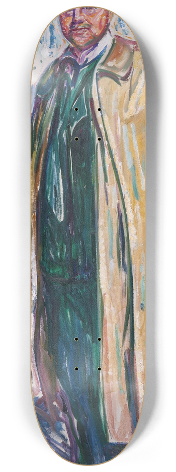 Edvard Munch - Christian Gierlff, Author 8.25 inch art skate deck