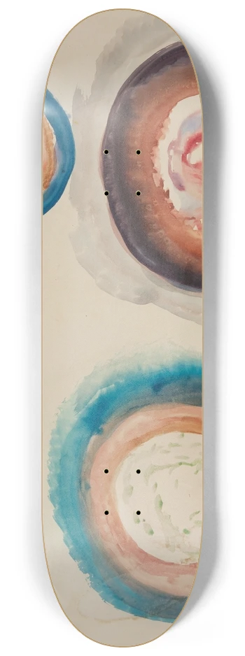 Edvard Munch - Det syke yet. Optiske illusjoner 8.25 inch art skate deck