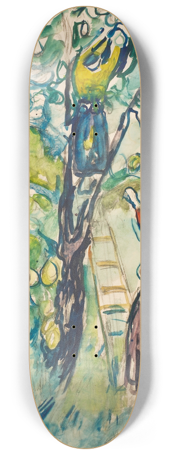 Edvard Munch - Kvinner hster frukt 8.25 inch art skate deck