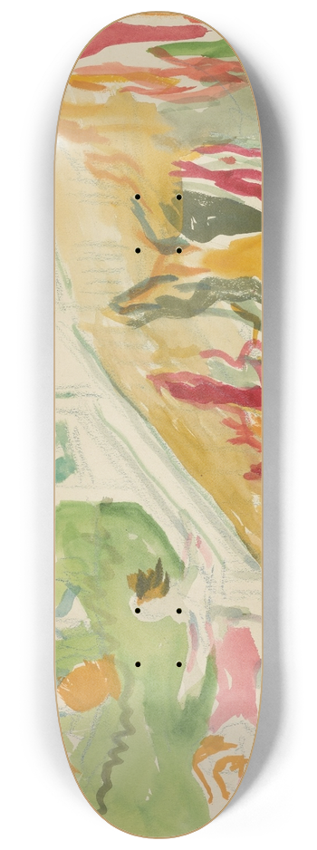 Edvard Munch - Mte ved veranda 8.25 inch art skate deck